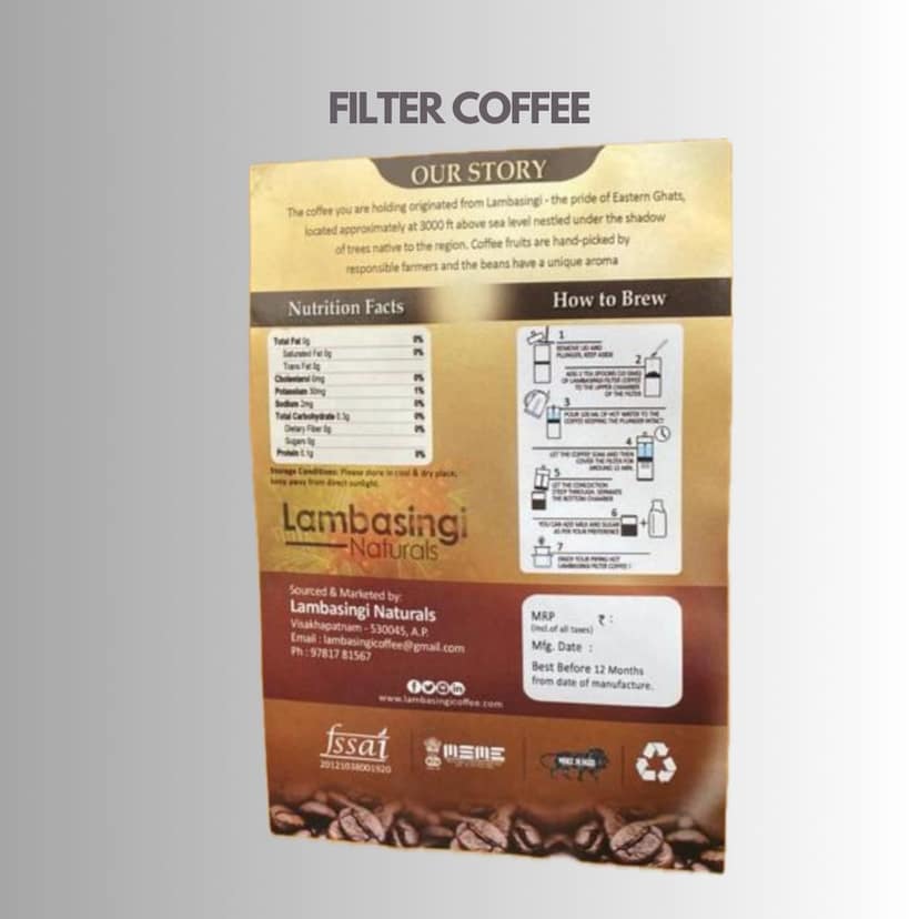 Arabica Ground Coffee - Freshly Roasted, 100% Arabica, Single-Origin, Ground Coffee view 2