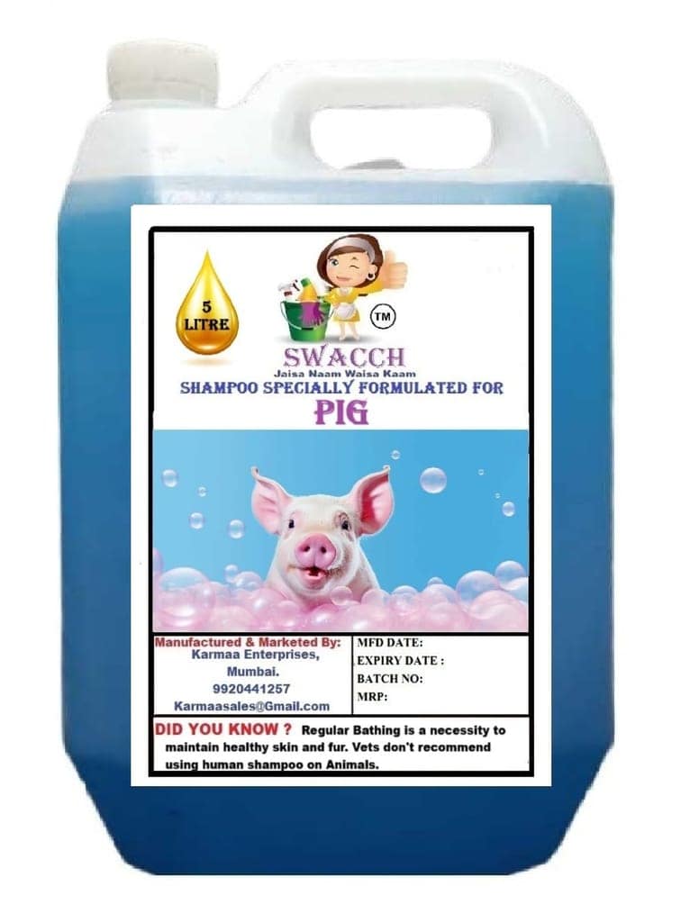 Swacch Shampoo Specially Formulated for Pig (5 Litre) Lavender