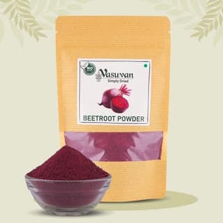 Vasuvan Beetroot Powder (200g) | 100% Natural Dehydrated Vegetable Powder | Superfood for Smoothies & Baking