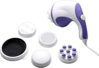 ReLAXtone Body Massager (White and Purple) | Full Body Relaxation & Toning | Daily Wellness
