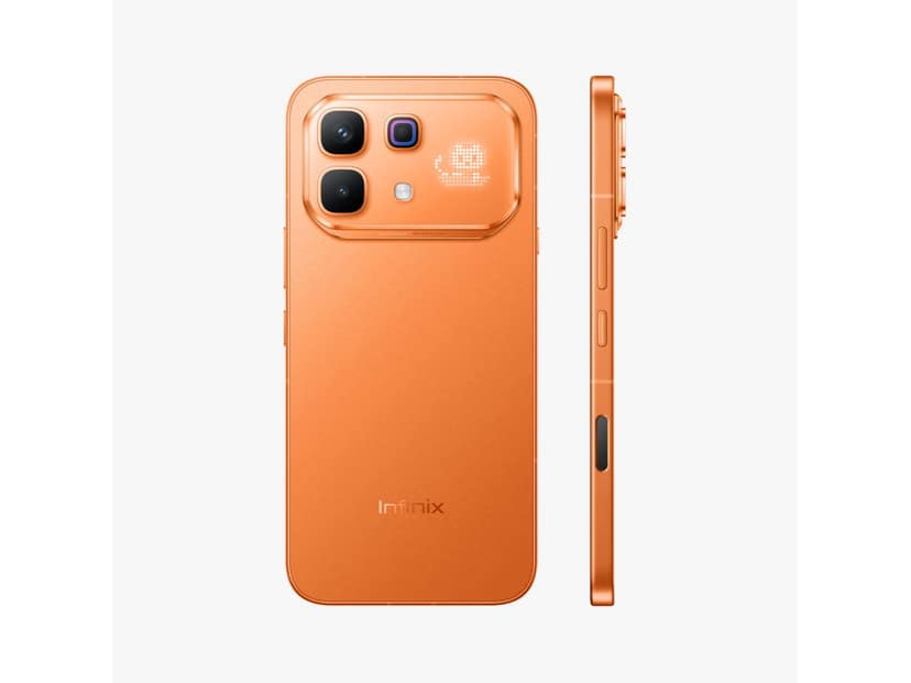 Infinix Note 60 Pro Smartphone, 8GB RAM, 128GB Storage - Solar Orange view 2