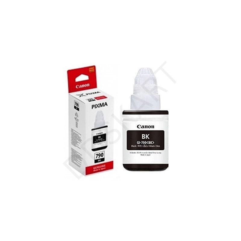 Canon Pixma Gi 790 Black Genuine Ink Bottle, 135 Ml
