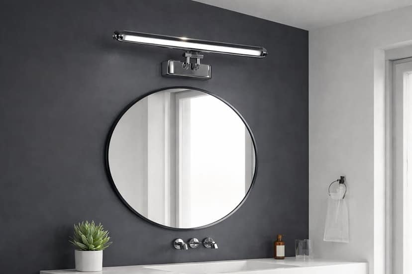 SPARKWORLD LED Picture Light 6W Warm White | Adjustable Wall Mounted Painting Light | Chrome Finish Wall Lamp (LX776WL) | Colour: LX776WL|6W|PB view 2