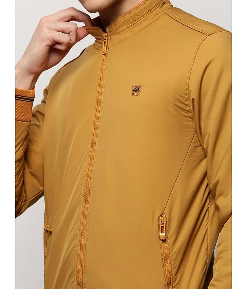 Showoff Nylon Men's Windcheater Jacket - Mustard ( Pack of 1 ) view 2