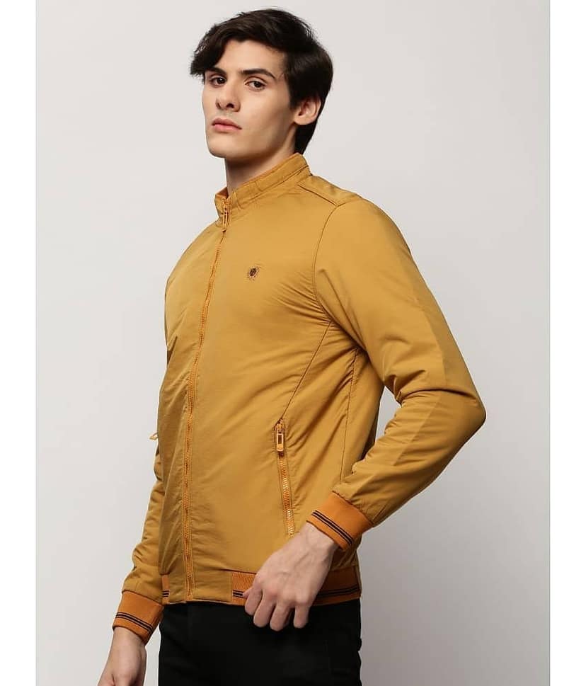 Showoff Nylon Men's Windcheater Jacket - Mustard ( Pack of 1 ) view 3