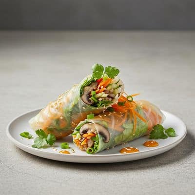 Mushroom Spring Roll