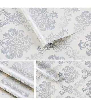 KAAF Floral Wallpaper ( 45 x 1000 ) cm ( Pack of 1 )
