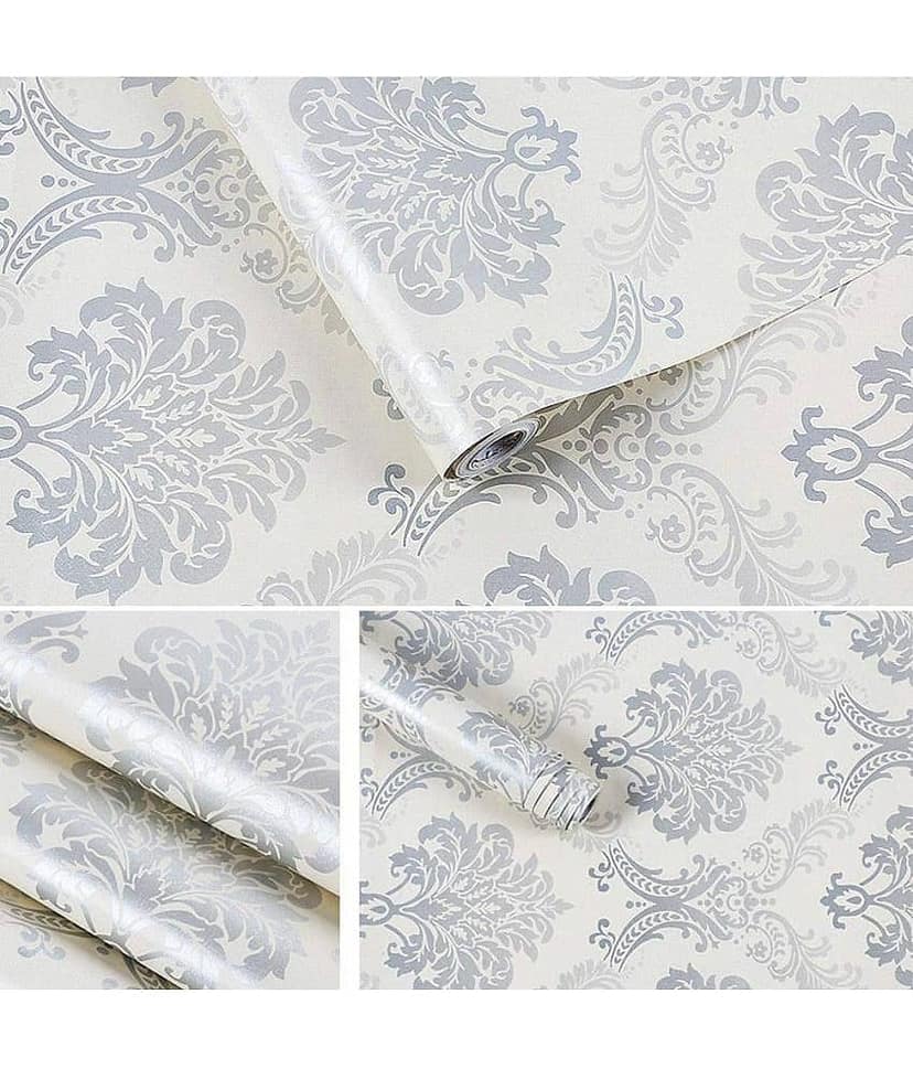 KAAF Floral Wallpaper ( 45 x 1000 ) cm ( Pack of 1 )