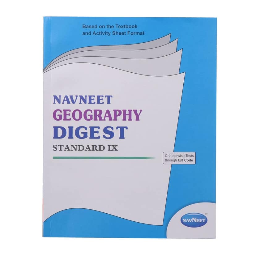 Navneet Youva Happiness Combo Geography Study Kit 2 (1 Digest + 3 Subject Book + 2 Pencils + Sharpner + Eraser + Scale), (23909) view 4