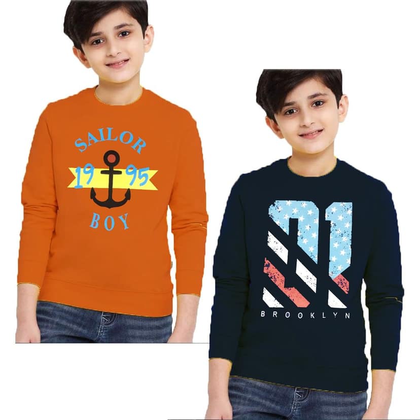 CRAZYON BOYS FULLSLEEVE T-SHIRTS P(2) view 5