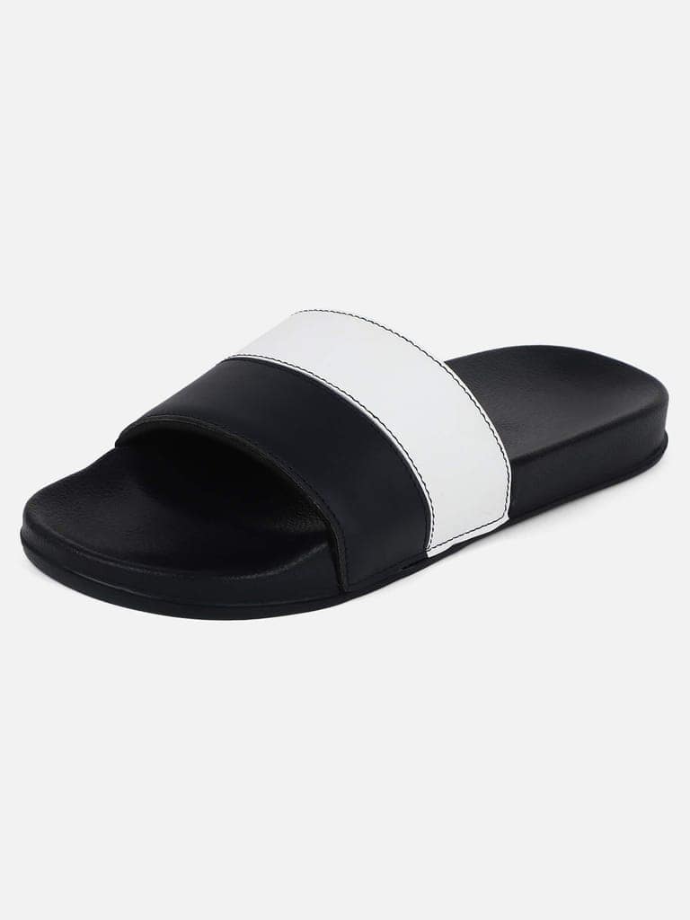 hummel CAMP MEN COLOUR BLOCK SLIDERS Comfortable Cushioned Sole Arch Support Durable Lightweight Flexible Trendy Style Flip flops and Slippers Slides for Men Daily use Chappal view 2