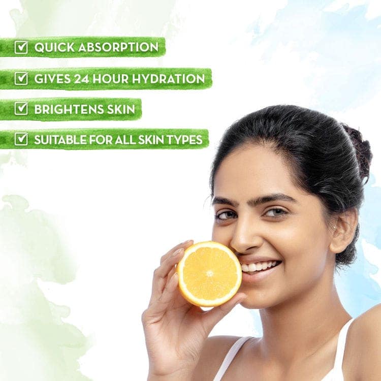 Mamaearth Vitamin C Ultra Light Gel Oil-free Moisturizer With Vitamin C & Aloe Vera Water (200ml) view 4