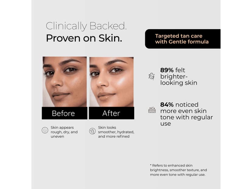 By NAKED fact De-Tan Face Mask for Instant Brightening, Depigmentation and Tan Removal Face Pack with Alpha Arbutin, Kaolin Clay & Kojic Acid, All Skin Types, Men & Women - 200g view 4