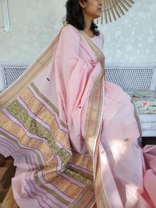 Handwoven Cotton Saree