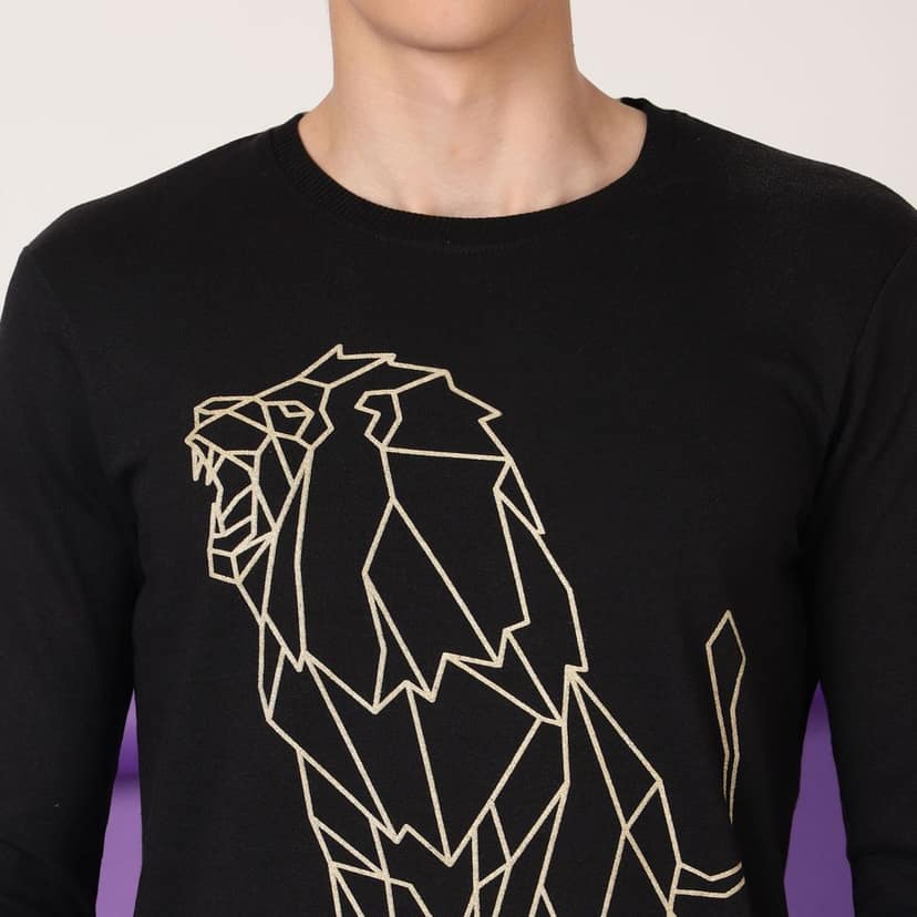 FTX Men Round Neck Printed Full sleeves Tshirt view 4