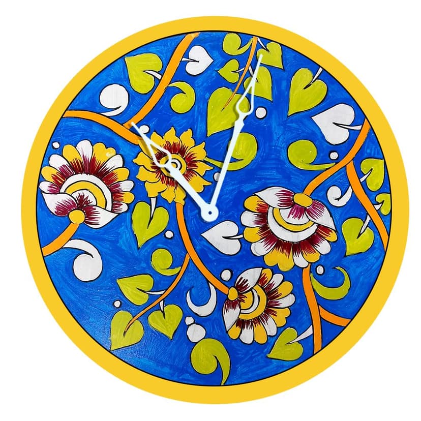 Kalamkari on Round Clock DIY Kit by Penkraft