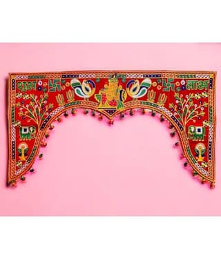 TORNORY Handmade Bandarwal Toran 4 ft Multi ( Pack of 1 )