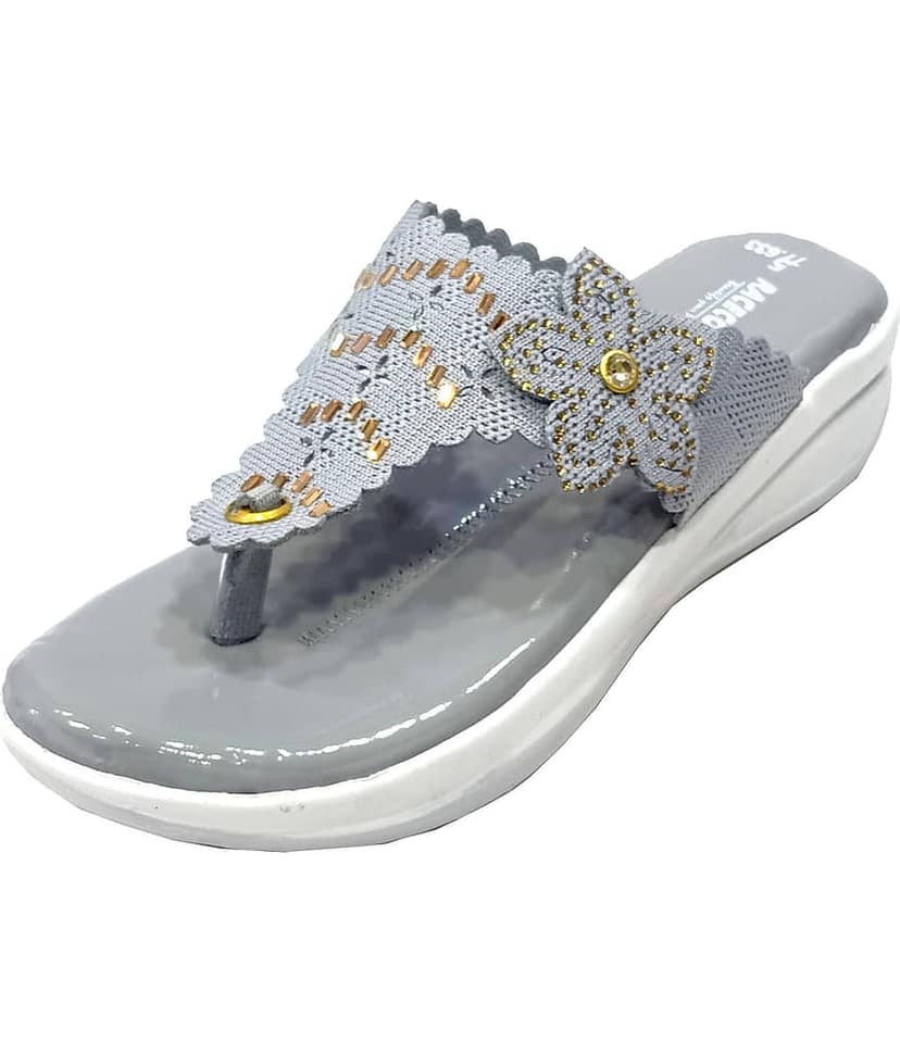 Racecourse - Gray Women's Slip On Heels view 2