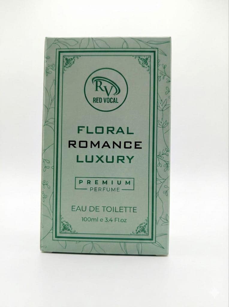 Red Vocal Floral Romance Women’s Luxury Premium Eau De Toilette – 100 ml | Elegant, Floral & Long-Lasting Fragrance view 3
