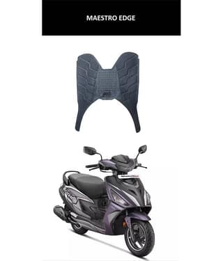 Autoxygen Anti skid Scooter/Scooty Foot Mat Rubber Floor Mat Accessories for Hero Maestro Edge
