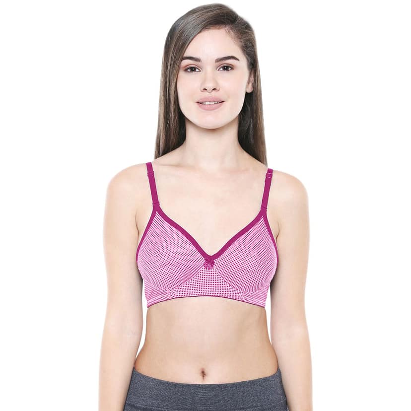 Bodycare Polycotton Non Padded Non wired Regular Bra-Pack of 3 view 3