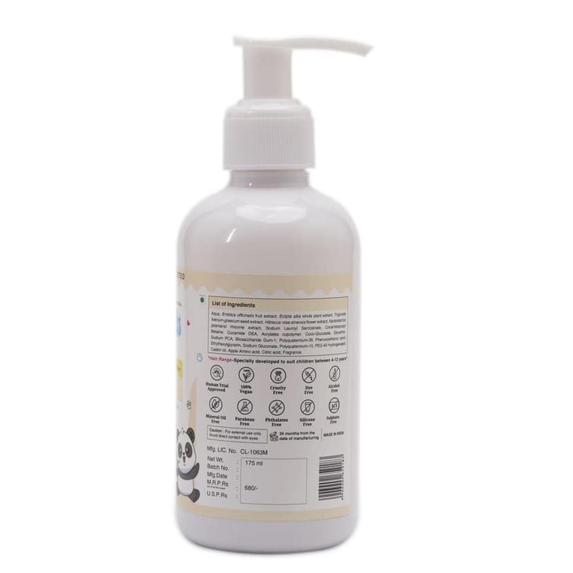 Simply Kids 2 in 1 Shampoo & Conditioner for 4-12 Years | Softens, Strengthens & Detangles | Natural Ingredients, No Harmful Chemicals | Tear-Free, Gentle Formula | Safe for All Hair Types | 175ml view 7