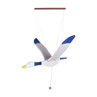 Hanging Wooden Bird | Wooden Bird Hanging | Wooden Bird Hanging Decoration | Hanging Bird Mobile | Flying Bird Mobile | Flapping Bird Mobile | Swallow Mobile | Bird Crib Mobile | Wooden Seagull Mobile