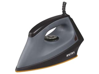 BALTRA Flash Pro Dry Iron Press 1000 Watts, Greblon Non Sick Coated Golden Sole Plate, 5 Modes, Heavy Weight Iron for Clothes - 2yrs Warranty