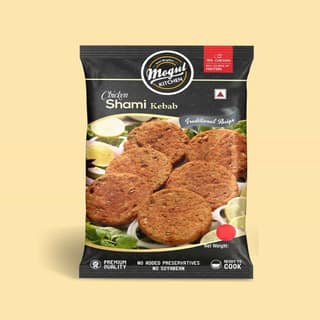 Mogul Kitchen Chicken Shami Kebab, 500 gm