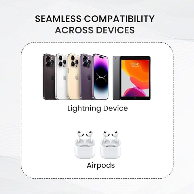 Portronics Konnect X Type C to 8-Pin 27W Fast Charging Cable, Premium TPE Material, Support to All Lightning Devices 1M Length view 4