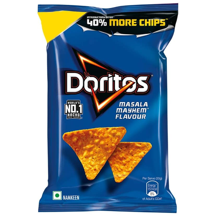 Doritos Masala Mayhem Flavoured Nacho 110 Gms