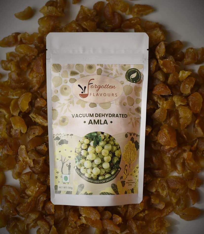 Forgotten Flavours Vaccum Dehydrated Amla Candy | GooseBerry | All Natural | No Artificial Preservatives or Color | No Added Sulphur (Pack of 1, 100 gms) view 3