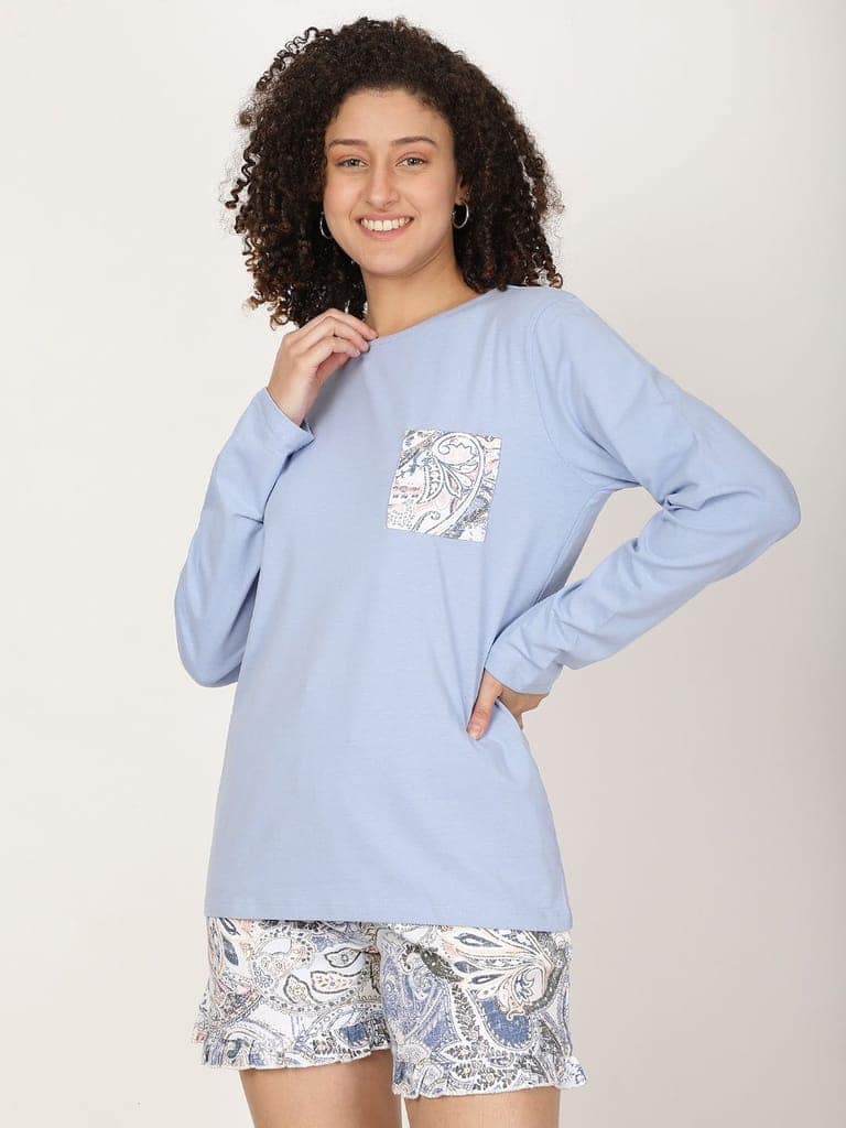 T-Shirt With Shorts Co-ord Set view 2