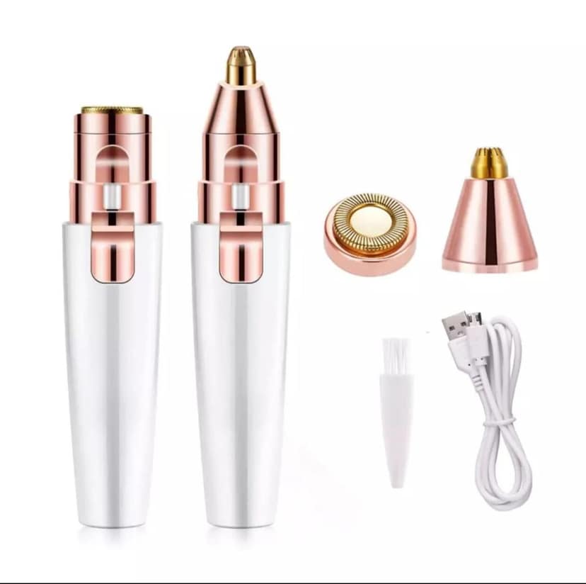 Trendzie Care 2 in 1 Electric Eyebrow Trimmer I Painless Eye Brow Epilator For Women I Portable Facial Hair Removal Shaver view 3