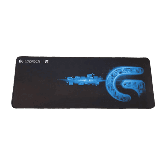 Logitech Logo Mouse Pad | 70cm x 30cm Large Non-Slip Desk Mat for Desktop and Laptop | Smooth Surface & Durable Design