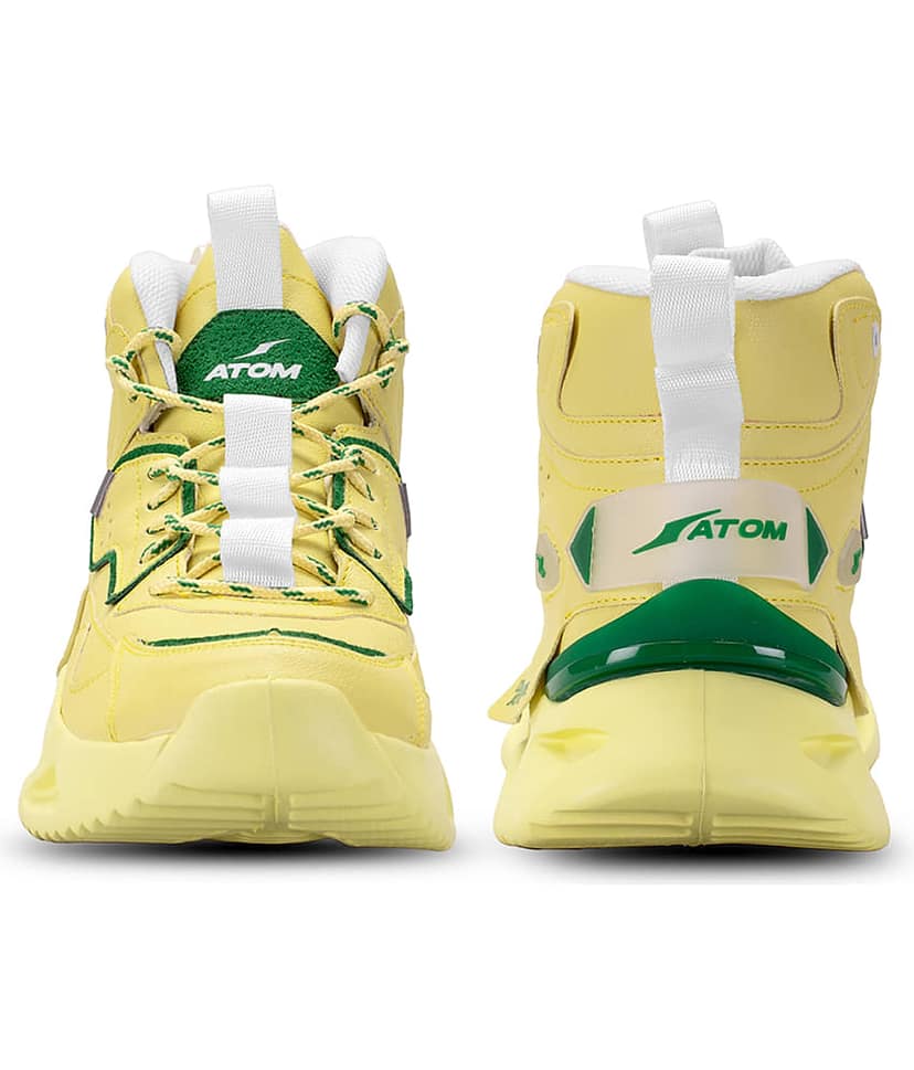 ATOM Chroma Kick Yellow Men's Sneakers view 5