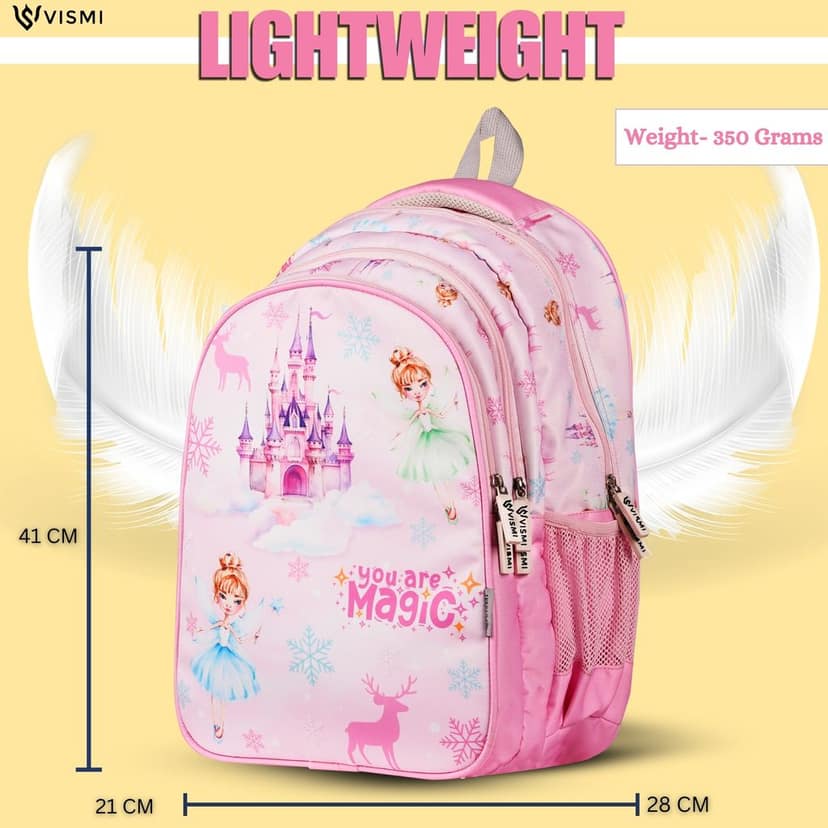 VISMIINTREND School Backpack Bags for Kids | School Bags | Water Resistant | Casual | Picnic | Travel | 5 to 10 Years School Backpack | Bag for Boys | Girls view 7