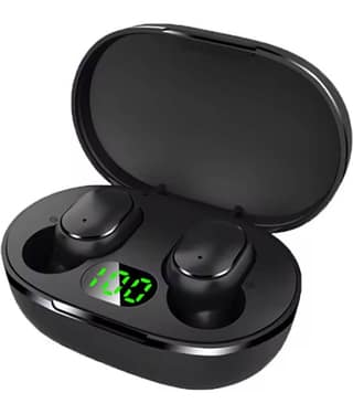 COREGENIX E6s Bluetooth True Wireless (TWS) with Display , In the Ear Earbud with 20 Hours Playback , Low Latency, Powerfull bass IPX4(Splash & Sweat Proof) for Android & iOS