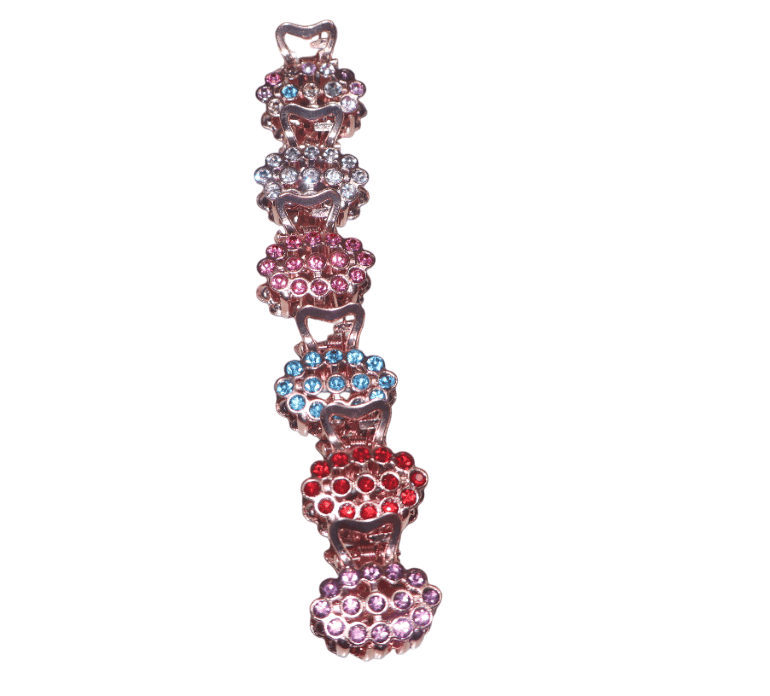 Gemstone Hair Claw Clips Set - Sparkling Hair Accessories view 4
