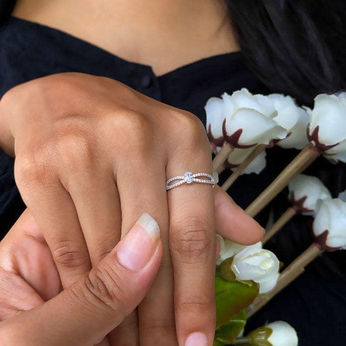 Silver Eternal Ring view 2