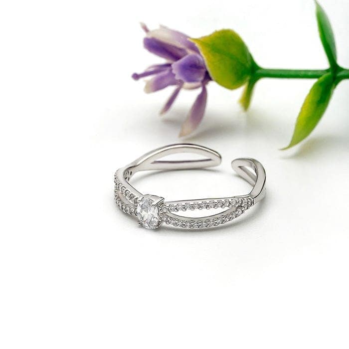 Silver Eternal Ring view 3