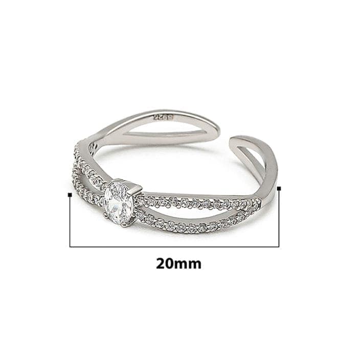 Silver Eternal Ring view 4