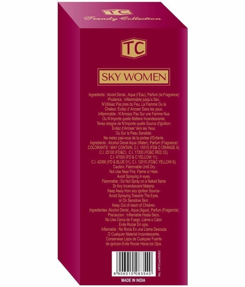 TRENDY COLLECTION Sky Women Long Lasting Perfume for Women-100ml Eau De Parfum (EDP) For Women view 4