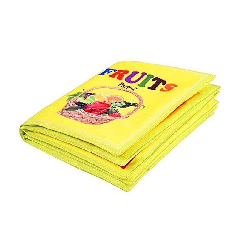 Skyculture� - Fruits Soft Cloth Book for Babies, Baby Learning Book, Early Education Toy, Gift for Babies Infants Toddlers - English Language - (Part II) view 3