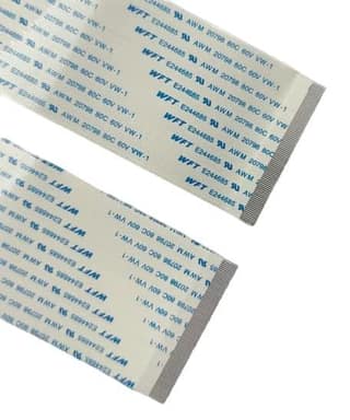 60 Pin 0.5mm Pitch 300mm Same Side Connection FFC Ribbon Flexible Flat Cable