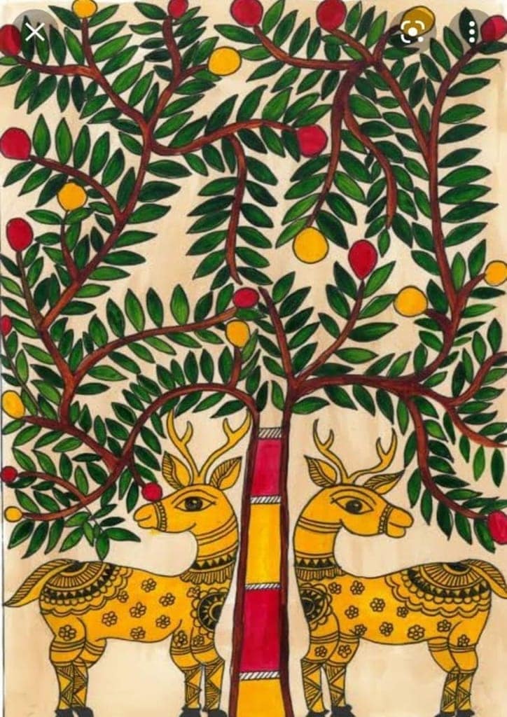 The brown box-Madhubani Painting kit,Tote Bag Painting kit,DIY kit,Craft kit for Kids and Adults,Birthday Gift,Return Gift,Navratri Gift for Kanya/Kanjak view 3