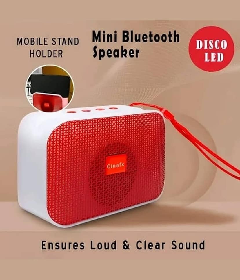 CHARKEE Bluetooth Speaker 5 W Bluetooth Speaker Bluetooth V 5.0 with USB Playback Time 3 hrs Assorted