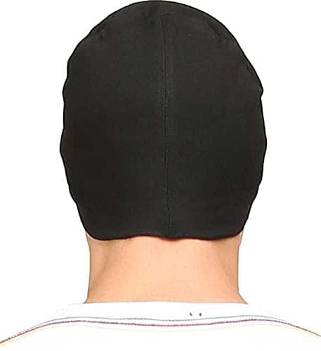 ATABZ Combo Black Silver Cotton Skull caps Under Helmet Head wear view 2