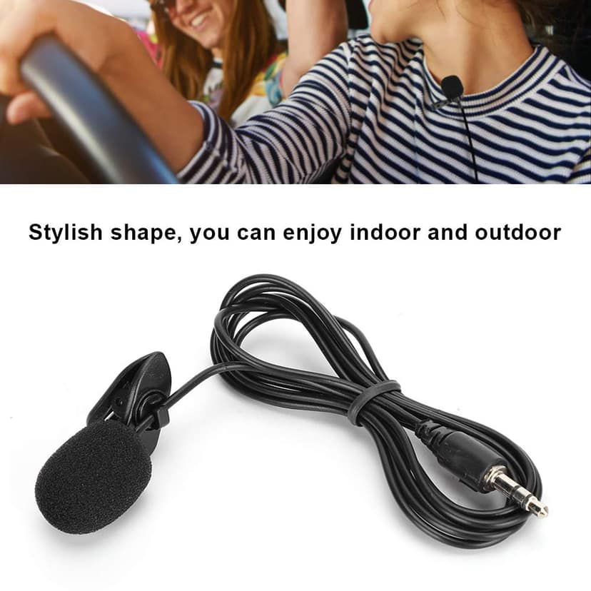 Generic External Clip-on Lavalier Microphone with 3.5mm Jack view 2