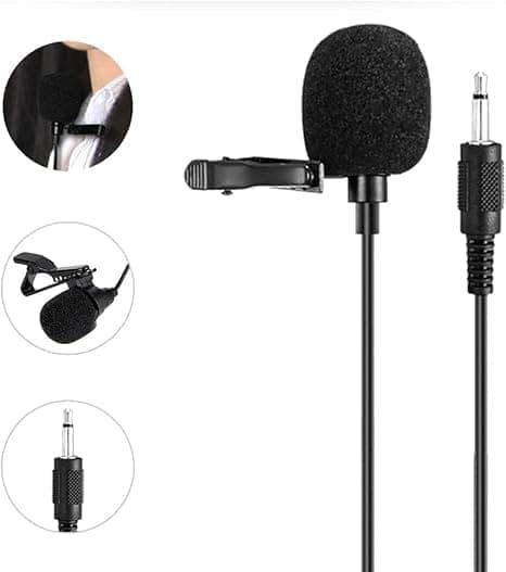 Generic External Clip-on Lavalier Microphone with 3.5mm Jack view 5